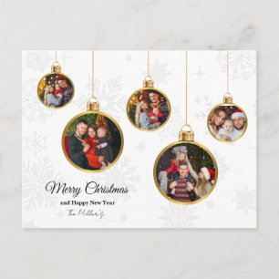 Tarjeta de Navidad y Feliz Año Nuevo