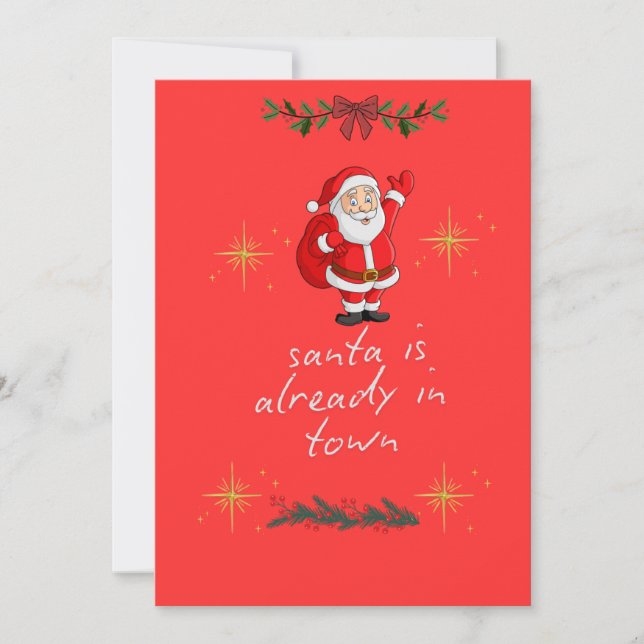 tarjeta de navidades (Anverso)