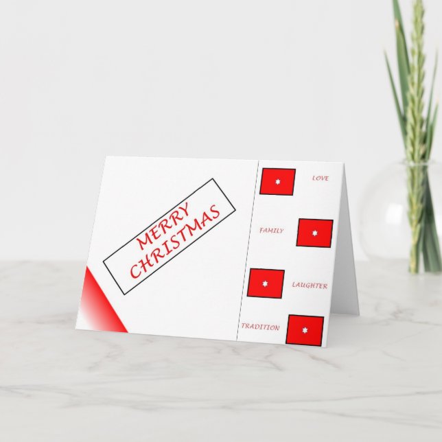 Tarjeta de Navidades (Anverso)