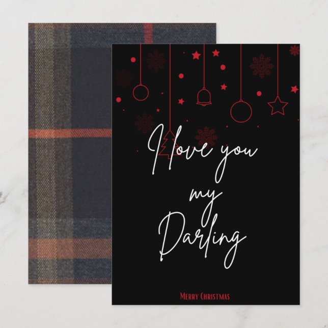tarjeta de navidades (Anverso / Reverso)
