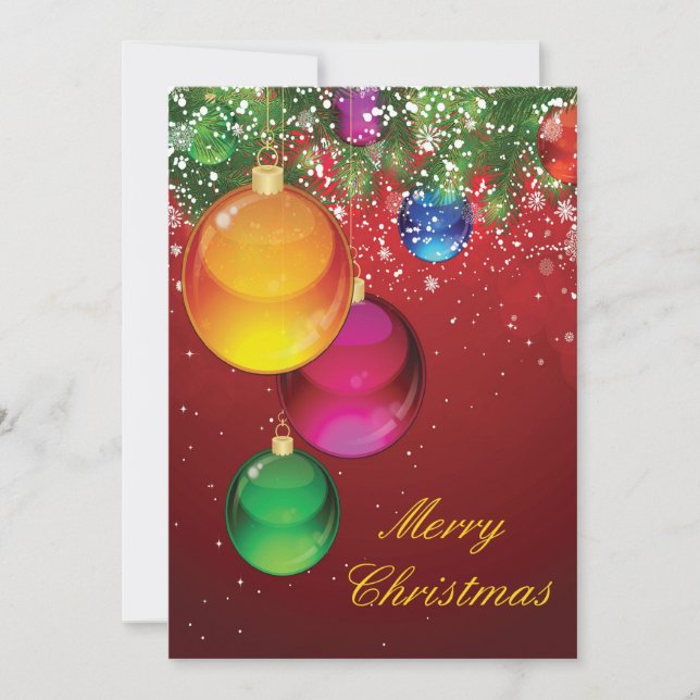 Tarjeta de Navidades 5x7 (Anverso)