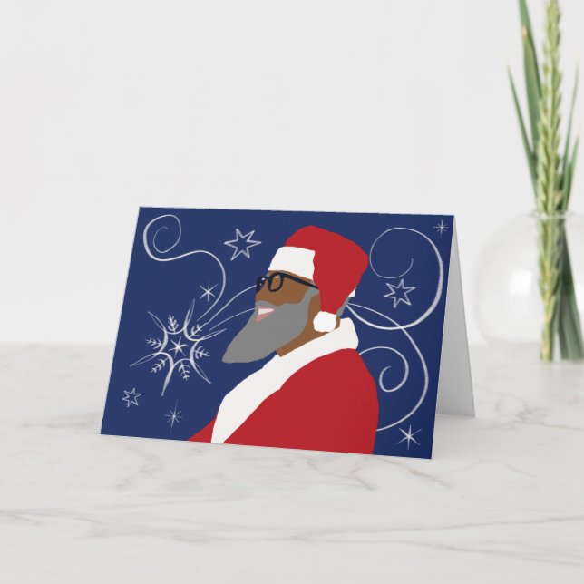 Tarjeta de Navidades africanos estadounidenses neg (Anverso)