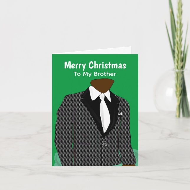 Tarjeta de Navidades afroamericanos de personaliza (Anverso)