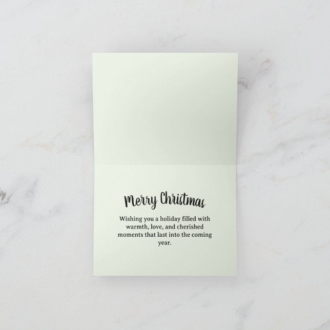 Tarjeta de Navidades alegres (Interior)