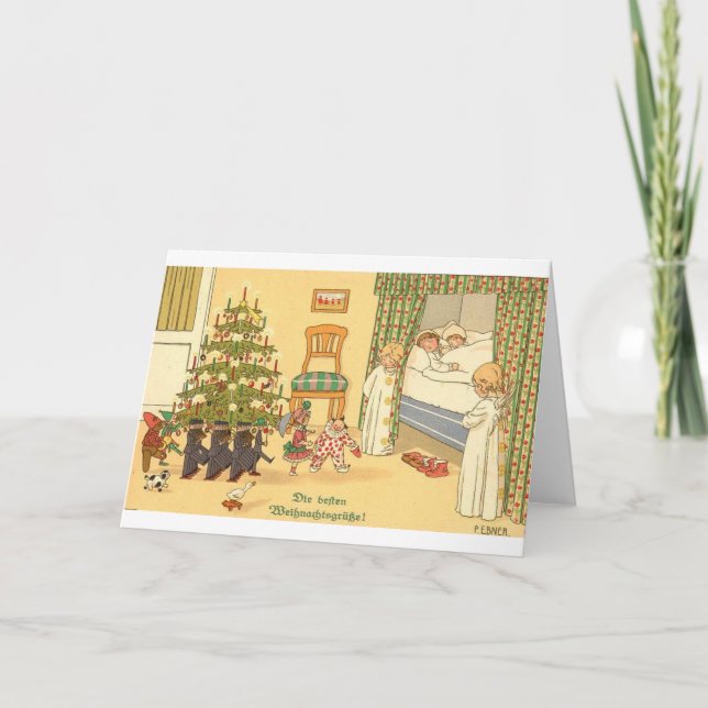 Tarjeta de Navidades alemana (Anverso)