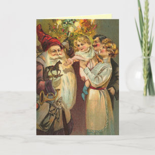 Tarjeta de Navidades alemana vintage