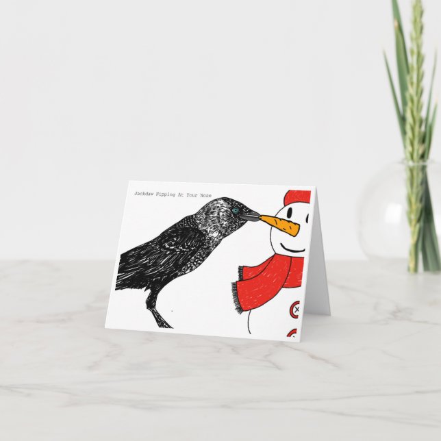 Tarjeta de Navidades alternativos - Jackdaw (Anverso)