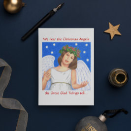 Tarjeta de Navidades Angel de navidades