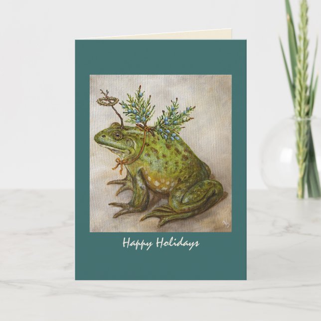Tarjeta de Navidades Angel Herb (Anverso)