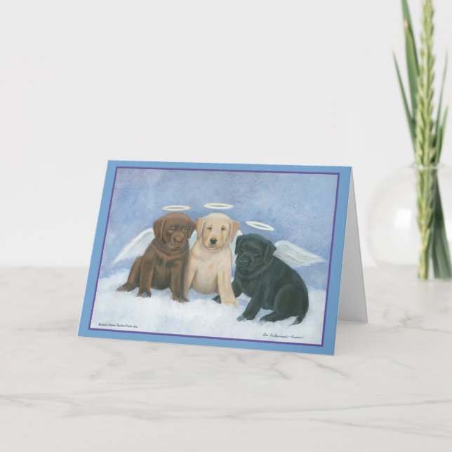 Tarjeta de Navidades Angel Labbies (Anverso)