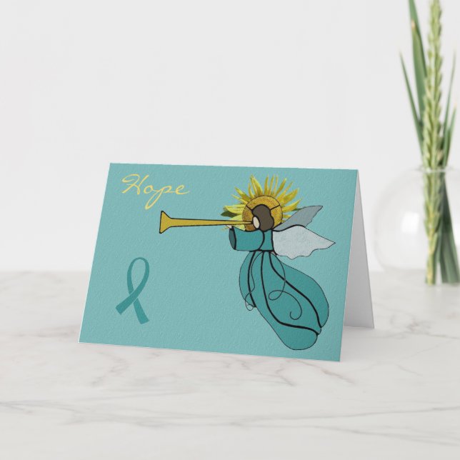 Tarjeta de Navidades Angel of Hope (Anverso)