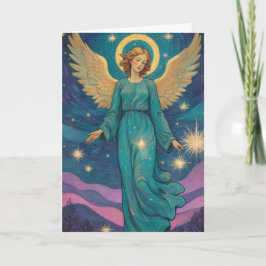 Tarjeta de Navidades Angel - Personalizar
