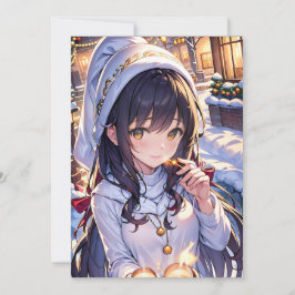 Tarjeta de Navidades Anime Style