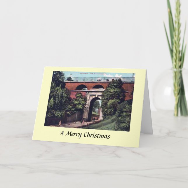 Tarjeta de navidades - Archway, Highgate, Londres (Anverso)