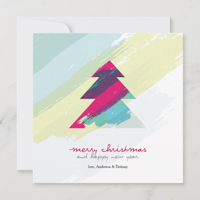 Tarjeta de Navidades artísticos (Anverso)