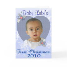Tarjeta de Navidades Baby Boy 1