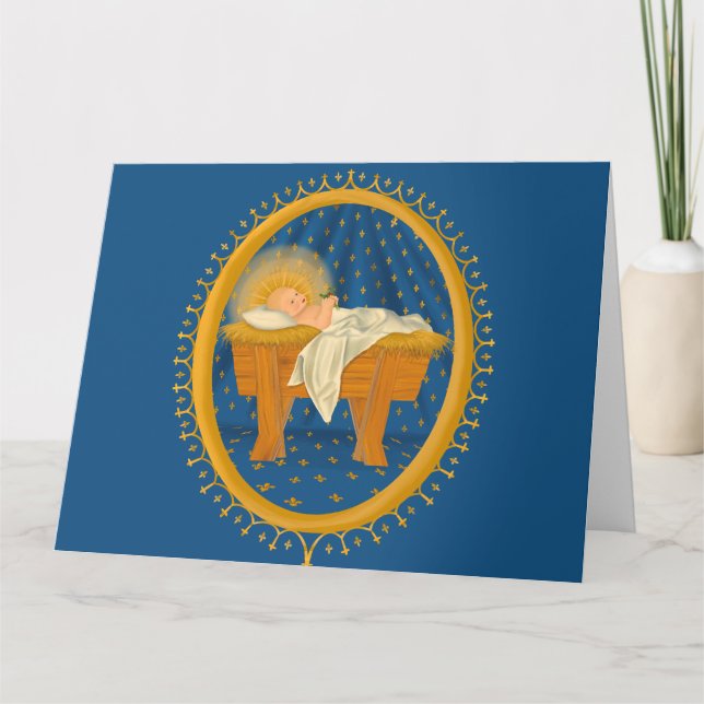Tarjeta de Navidades Baby Jesus (Anverso)