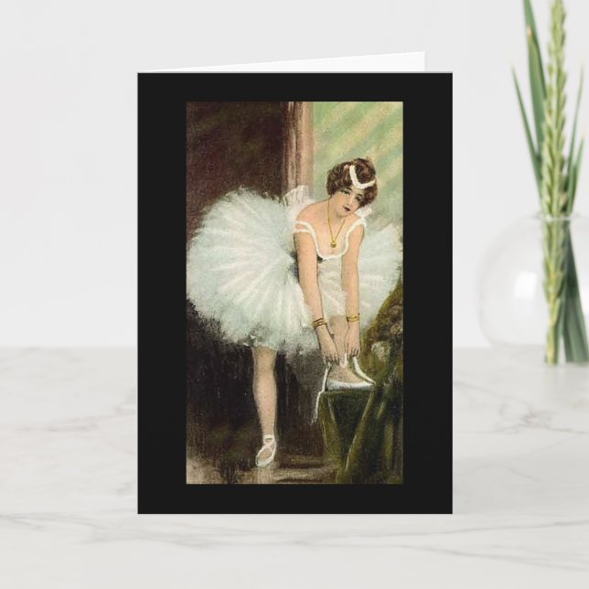 Tarjeta de Navidades Ballerina (Anverso)