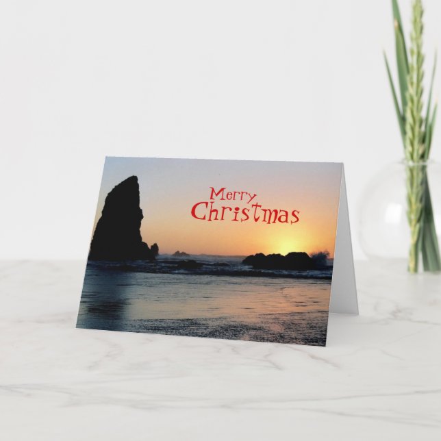 Tarjeta de navidades (Beach) (Anverso)