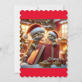 Tarjeta de Navidades Beardie