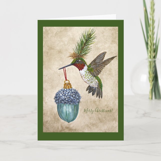 Tarjeta de Navidades Ben festivo (Anverso)