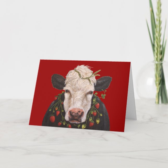 Tarjeta de Navidades Berry (Anverso)