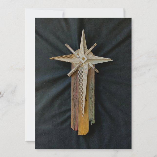 Tarjeta de Navidades Bethlehem Star (Anverso)