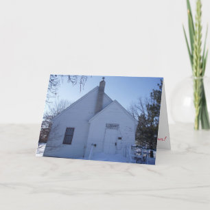 Tarjeta de Navidades "Biblioteca"