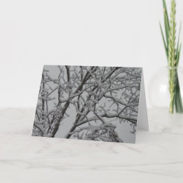 Tarjeta de Navidades blancos