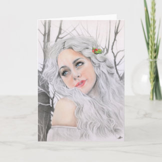 Tarjeta de Navidades blancos