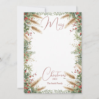 Tarjeta de Navidades Boho