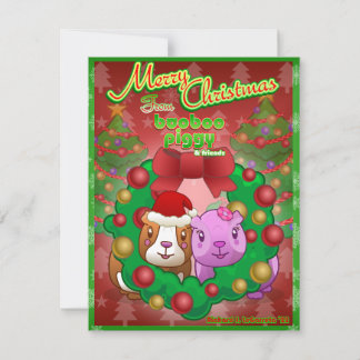 Tarjeta de Navidades Booboo Piggy 2022