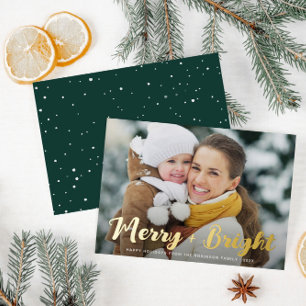 tarjeta de Navidades brillantes de Relieve metaliz