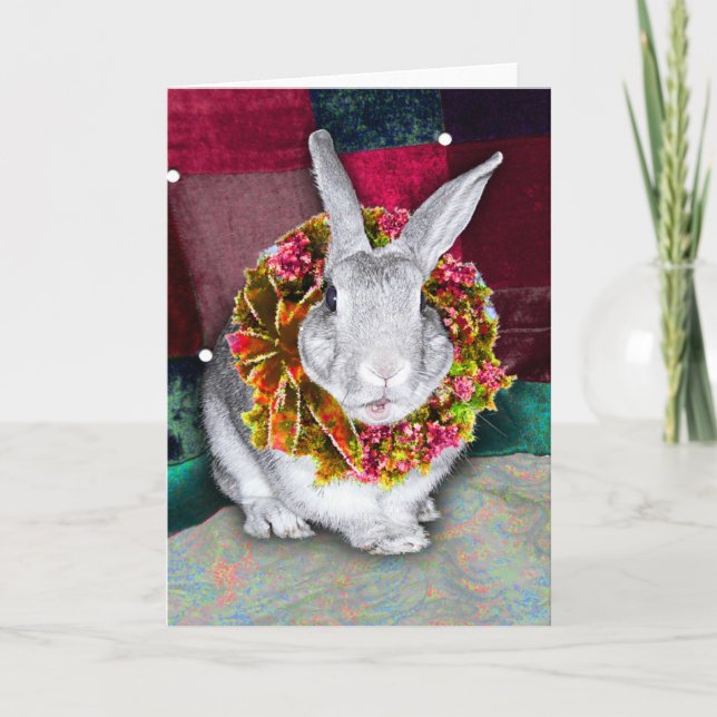 Tarjeta de Navidades Bunny 2 (Anverso)