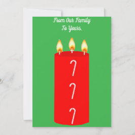 Tarjeta de Navidades cálidos y maravillosos