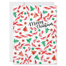 Tarjeta de Navidades Candy Cane
