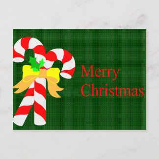 Tarjeta de Navidades Candy Canes
