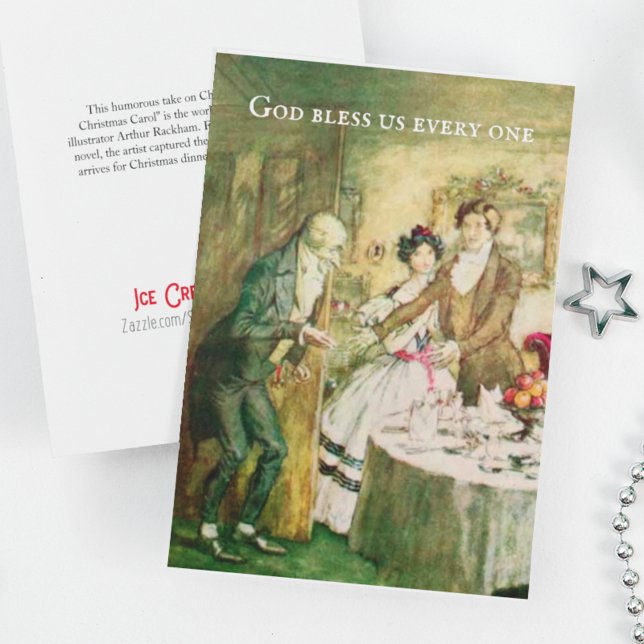 Tarjeta de Navidades Carol Scrooge Dickens para Na (The most moving moment in Dickens' "A Christmas Carol," brought to life!)