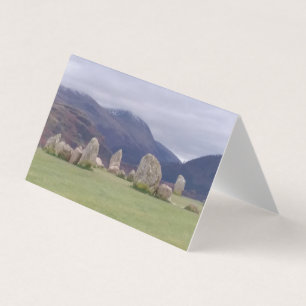 Tarjeta de Navidades Castlerigg Stone Circle
