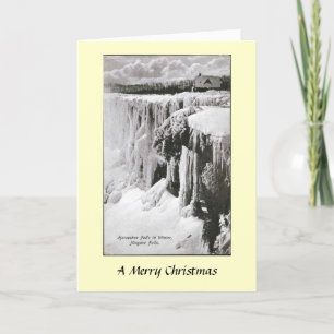 Tarjeta de Navidades - Cataratas del Niágara, Nuev