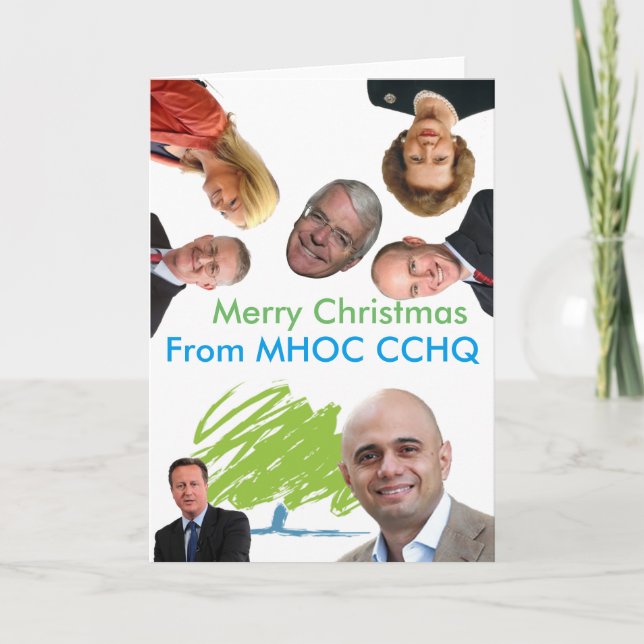Tarjeta de Navidades CCHQ de MHOC (Anverso)