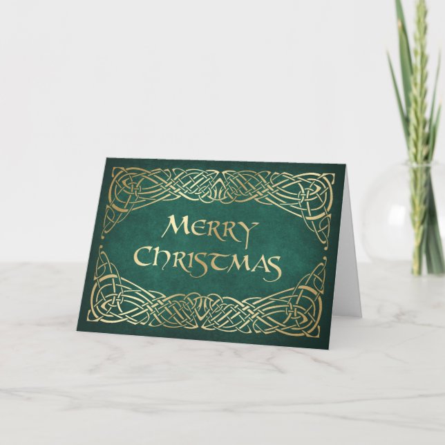 Tarjeta de Navidades celtas (Anverso)