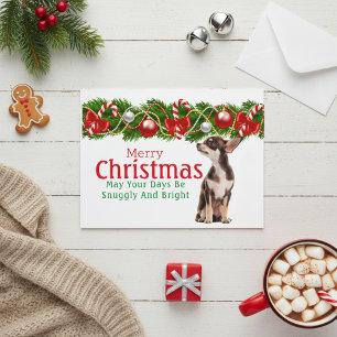 Tarjeta de Navidades Chihuahua