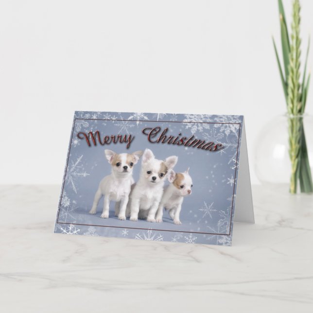 Tarjeta de Navidades Chihuahua (Anverso)