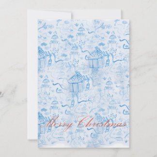 Tarjeta de Navidades Chinoiserie