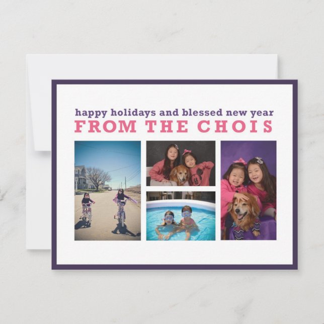 Tarjeta de Navidades Choi (Anverso)