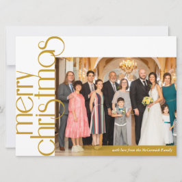 Tarjeta de Navidades Clásicamente Elegante