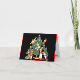 Tarjeta de Navidades Cliff Sterrett Classic Comic