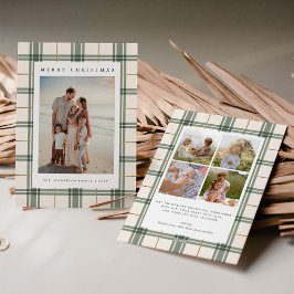 Tarjeta de Navidades colocados con foto