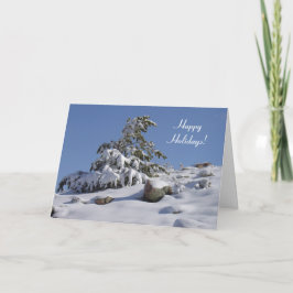 Tarjeta de Navidades Colorado Winter Pine